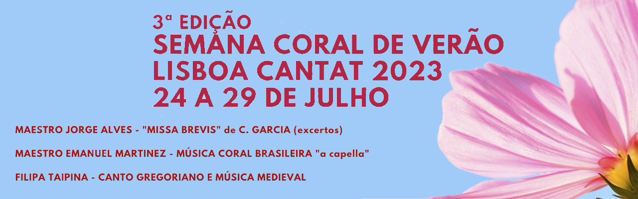 Semana Coral de Verão Lisboa Cantat